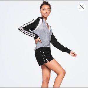 🆕 PINK LOGO VERY CUTE SMALL TRACK SHORTS ONLY